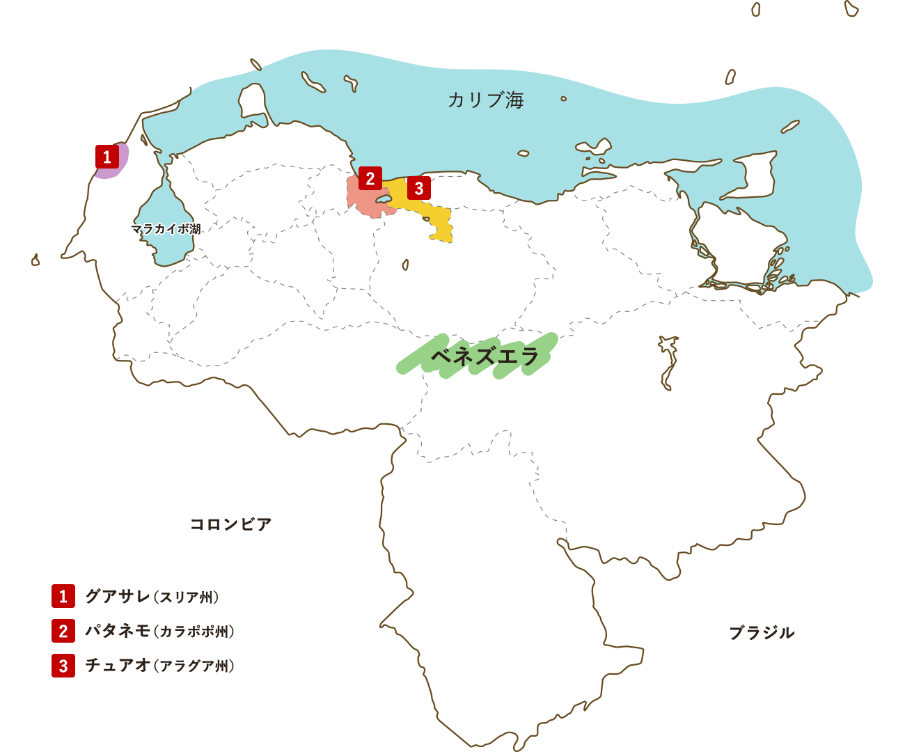 ベネズエラ 地図